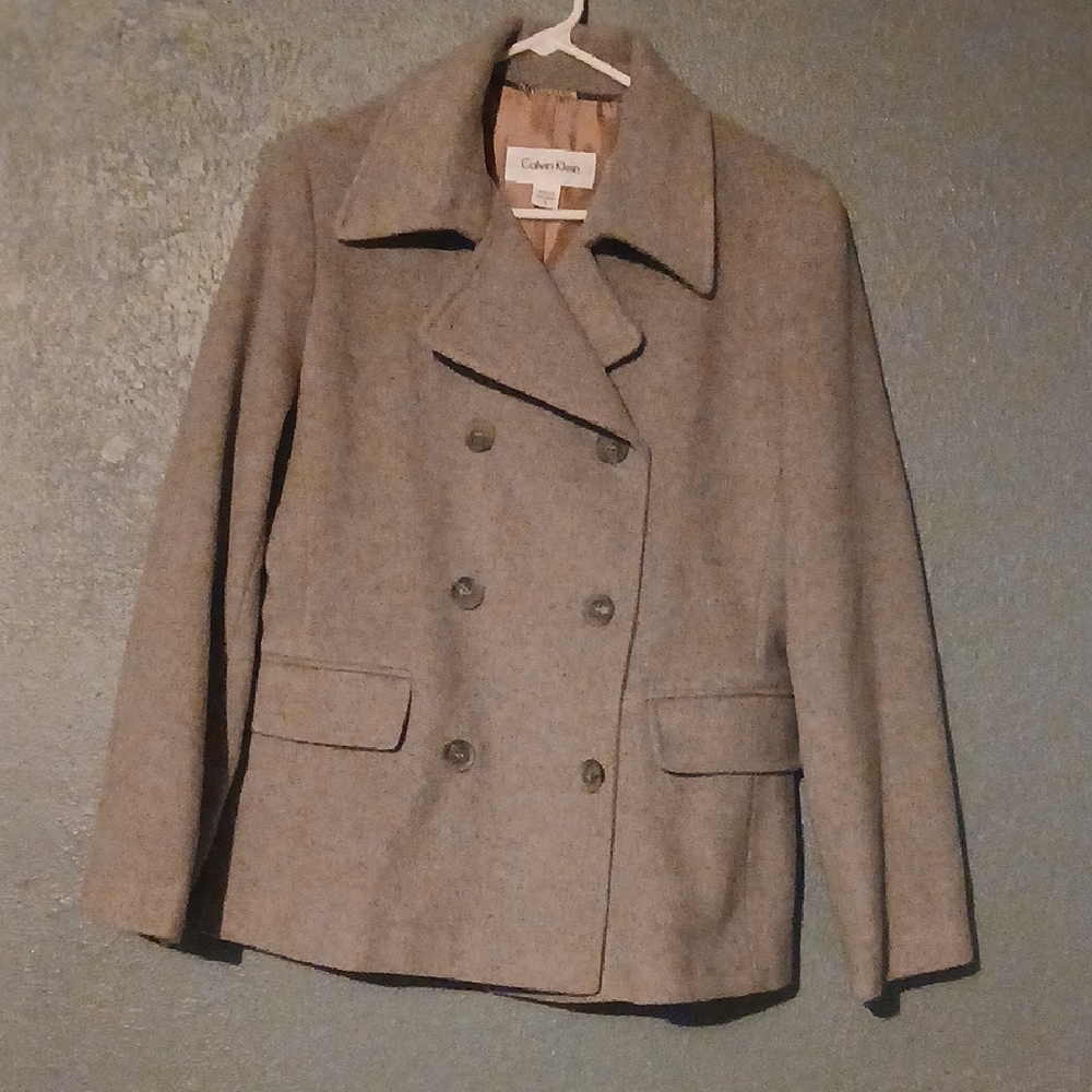 Calvin Klein Women's Classic Gray Peacoat